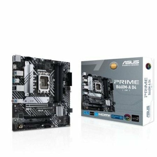 PC Components/ MotherBoard/ LGA 1700/ Asus PRIME B660M-A D4-CSM//LGA1700,B660,USB3.2 GEN 2,MB