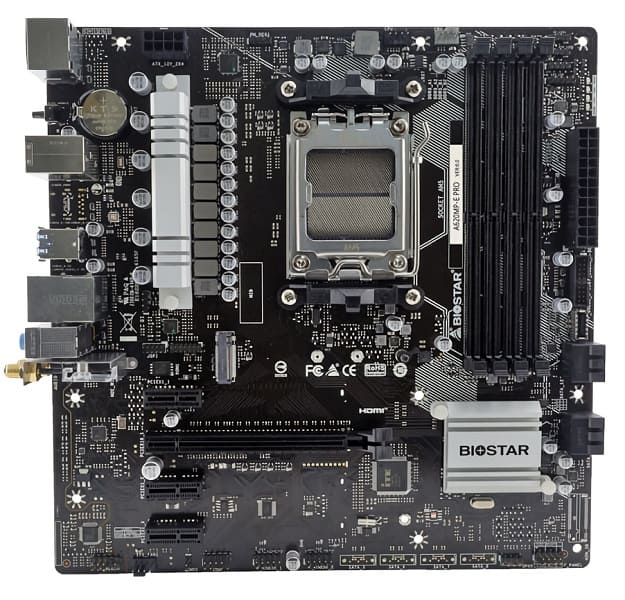 PC Components/ MotherBoard/ Socket A/ Biostar Mainboard,AMD A620MP-E PRO, Socket AM5, uATX, GbE LAN, DDR5