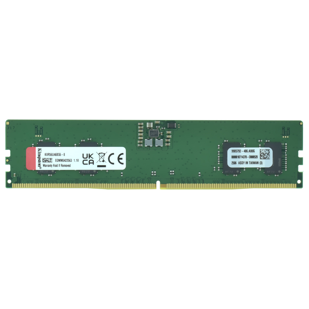 PC Components/ Memory/ DDR5 DIMM/ 8GB 5600MHz DDR5 Non-ECC CL46 DIMM KVR56U46BS6-8