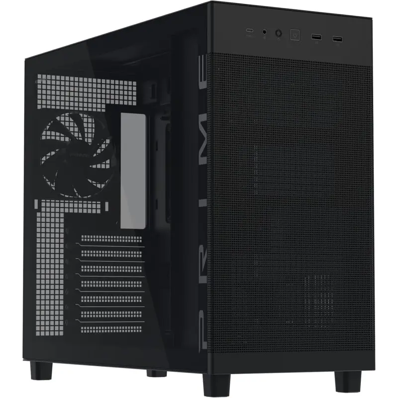 PC Components/ Case/ ASUS Prime AP303 - Tempered Glass Panel Black