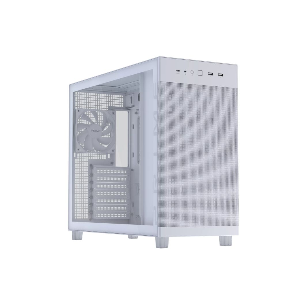 PC Components/ Case/ ASUS Prime AP303 - Tempered Glass Panel White