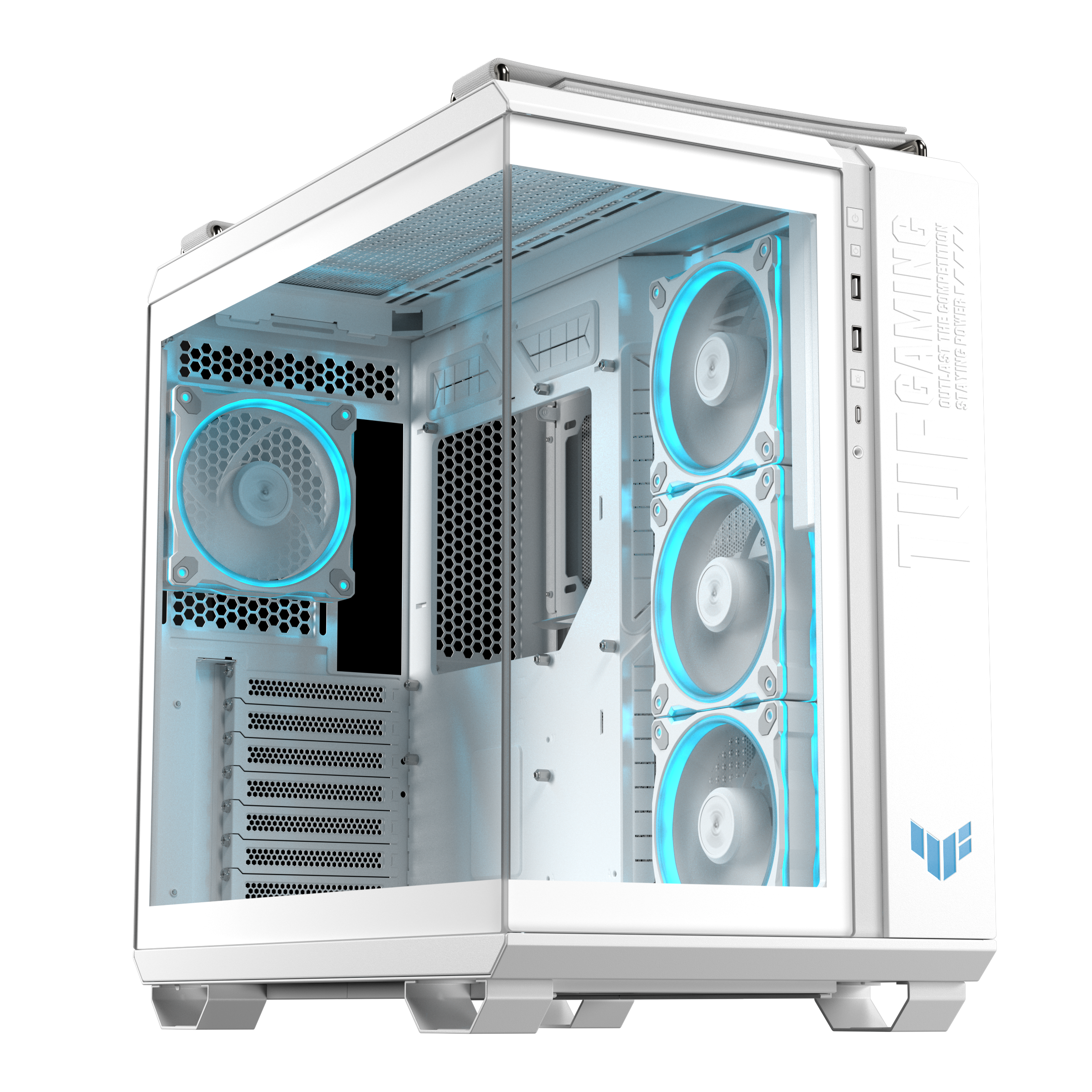 PC Components/ Case/ Miditower/ Asus TUF Gaming GT502 Horizon ARGB White