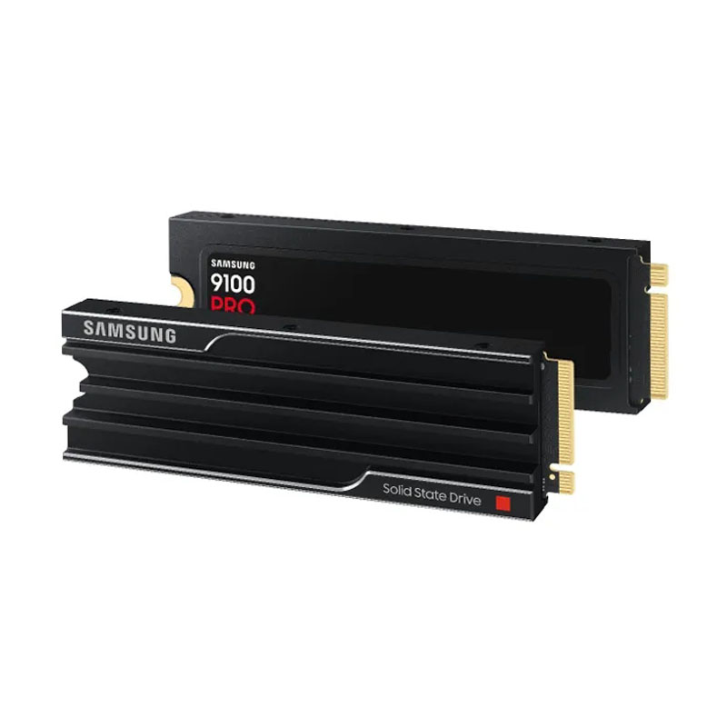PC Components/ SSD/ Samsung 9100 PRO PCIe 5.0 2TB SSD MZ-VAP2T0CW With Heatsink
