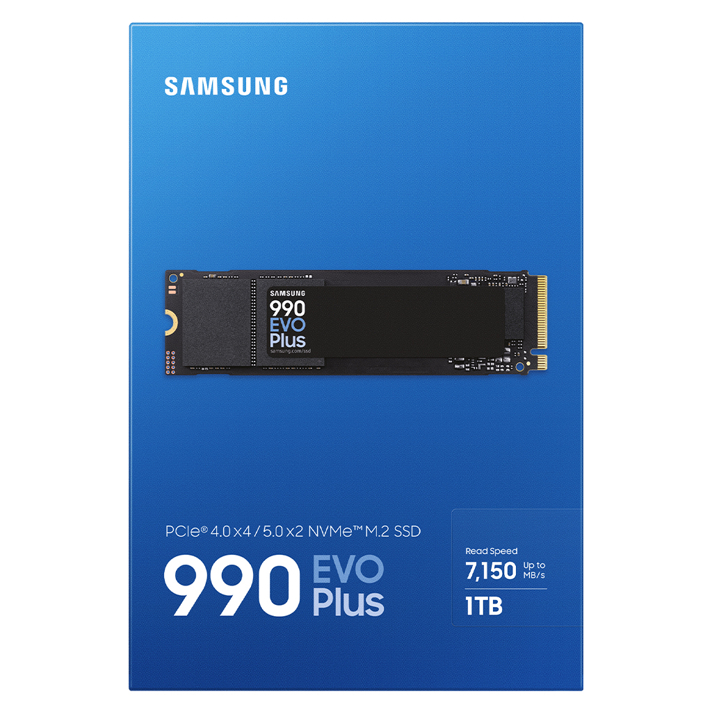 PC Components/ SSD/ Samsung 990 EVO PLUS SSD 1TB MZ-V9S1T0BW