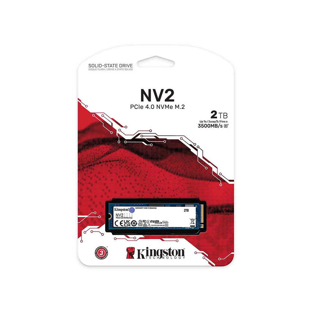PC Components/ SSD/ Kingston SNV3S/2000G 2 TB M.2 2280 Internal PCI Express NVMe