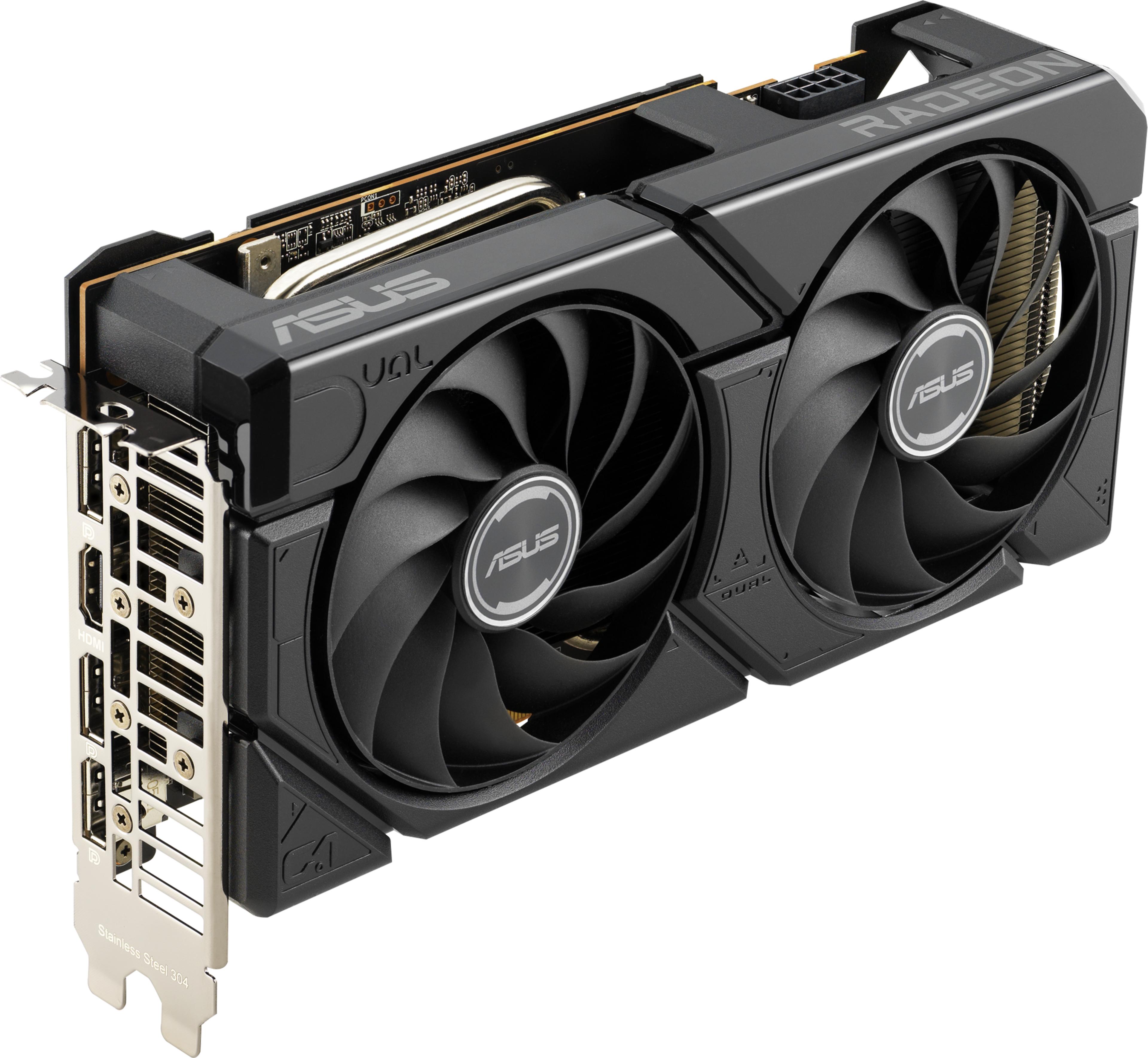 PC Components/ Video Adapter/ PCI Express 12GB/ ASUS Dual Radeon™ RX 7600 EVO OC Edition 8GB GDDR6