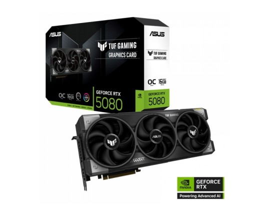 PC Components/ Video Adapter/ PCI Express 12GB/ Asus TUF-RTX5080-O16G-GAMING//RTX5080,HDMI*2,DP*3,16G,D7