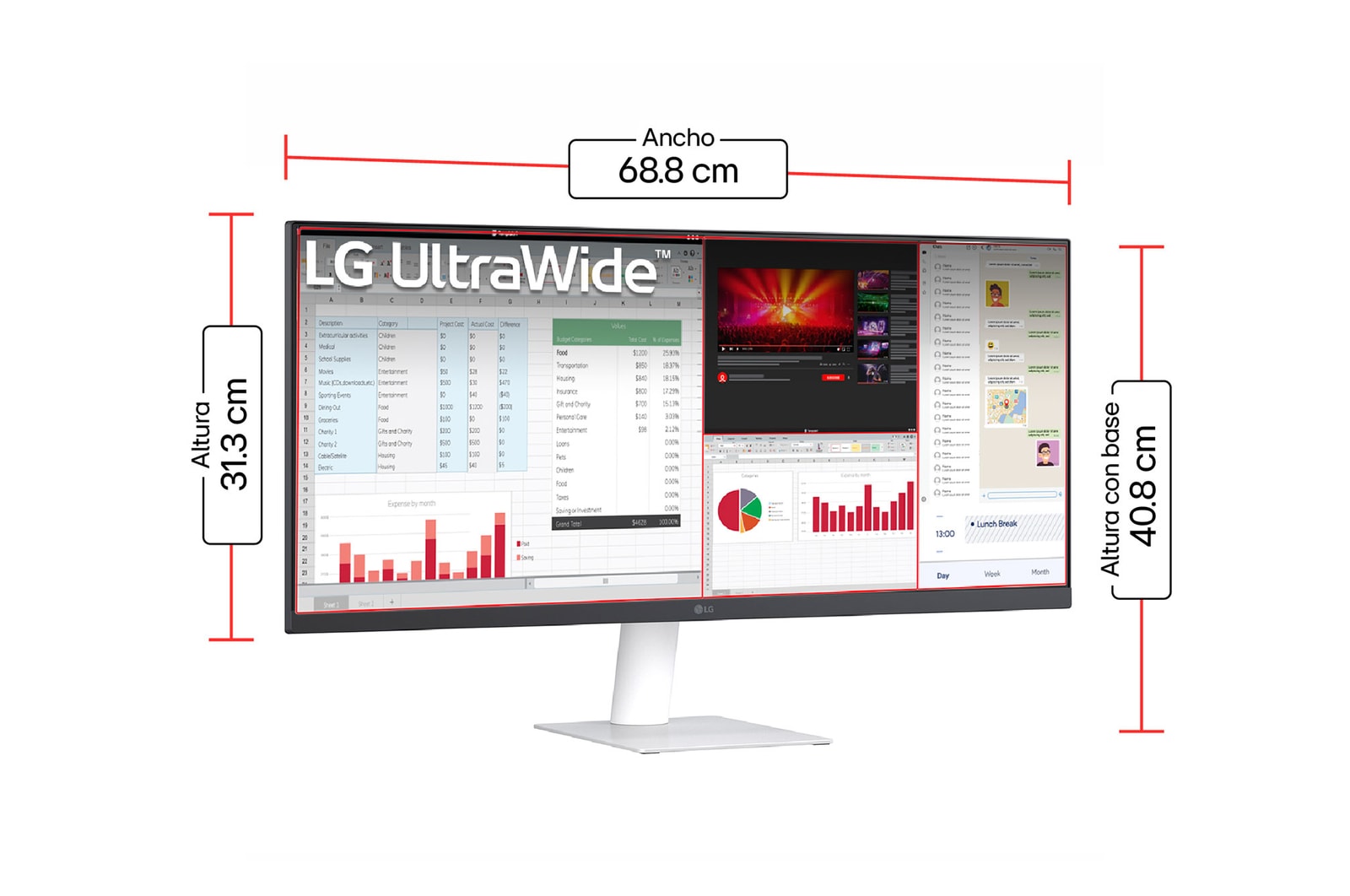 Monitor/ LG/ LG UltraWide 29U531A-W.AMA 29 21:9 WFHD (2560x1080) IPS 100 Hz White