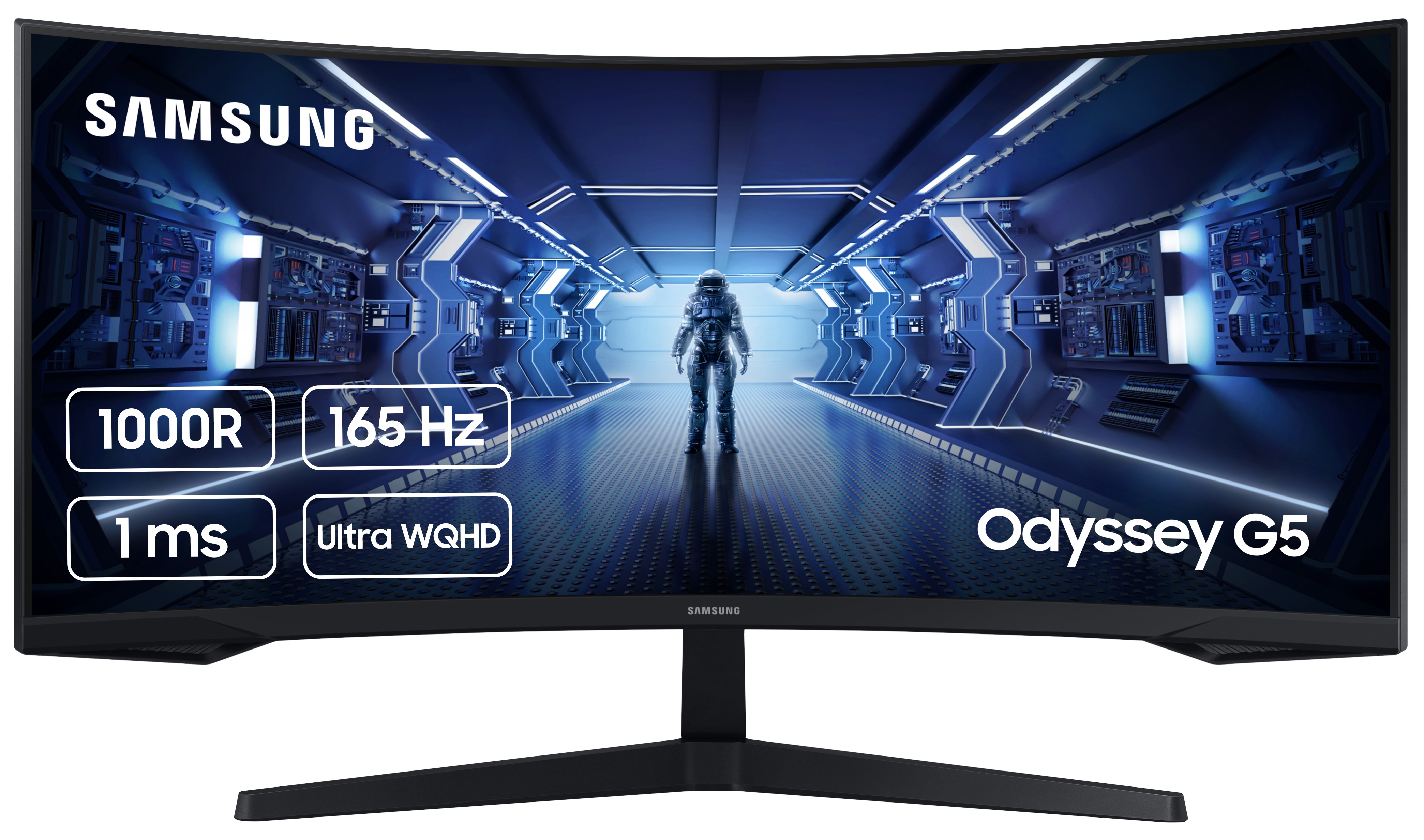 Monitor/ Samsung/ Odyssey G5 LC34G55TWWIXCI Curved 34" QHD 3440x1440 1ms 165Hz
