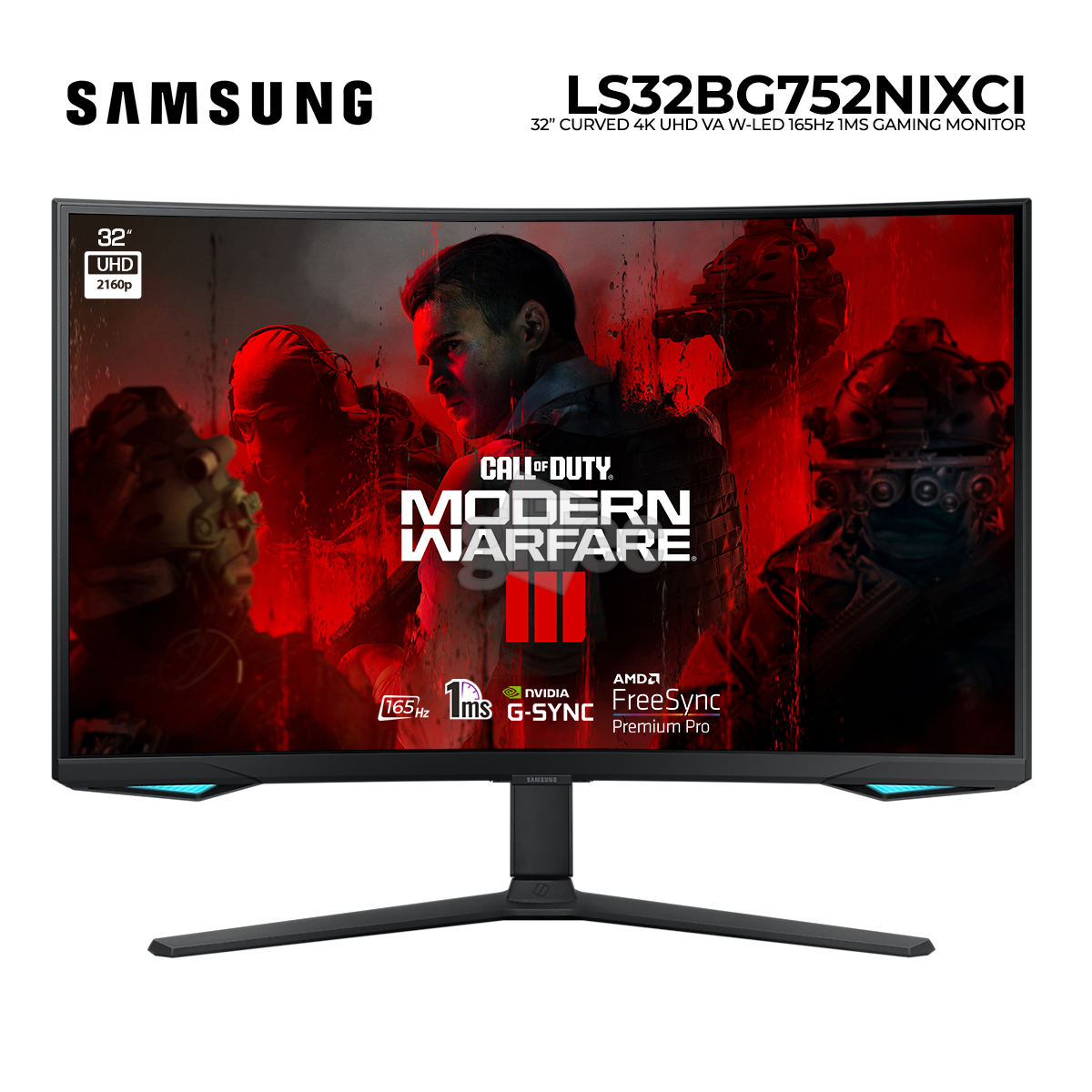 Monitor/ Samsung/ Odyssey Neo G7 LS32BG752NIXCI 32" UHD 3840x2160 VA 1ms 165Hz