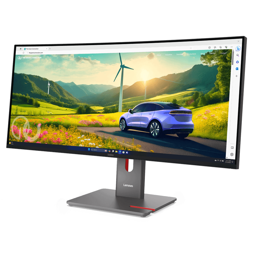 Monitor/ Lenovo/ Lenovo ThinkVision P34WD-40 34" Curved 3440x1440 350 cd/m² 4ms 120Hz Eclipse Black