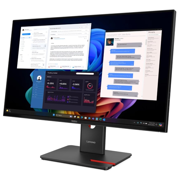 Monitor/ Lenovo/ Lenovo ThinkVision T27UD-40 27" 3840x2160, 350 cd/m² 60Hz, 4ms, Eclipse Black