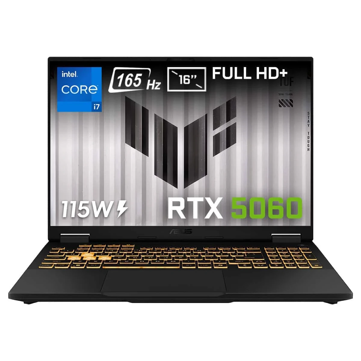 Notebook/ Asustek/ ASUS TUF Gaming F16 16'' FHD+ 165Hz I5-14450HX 32GB 1TB RTX 5060 Jaeger Gray