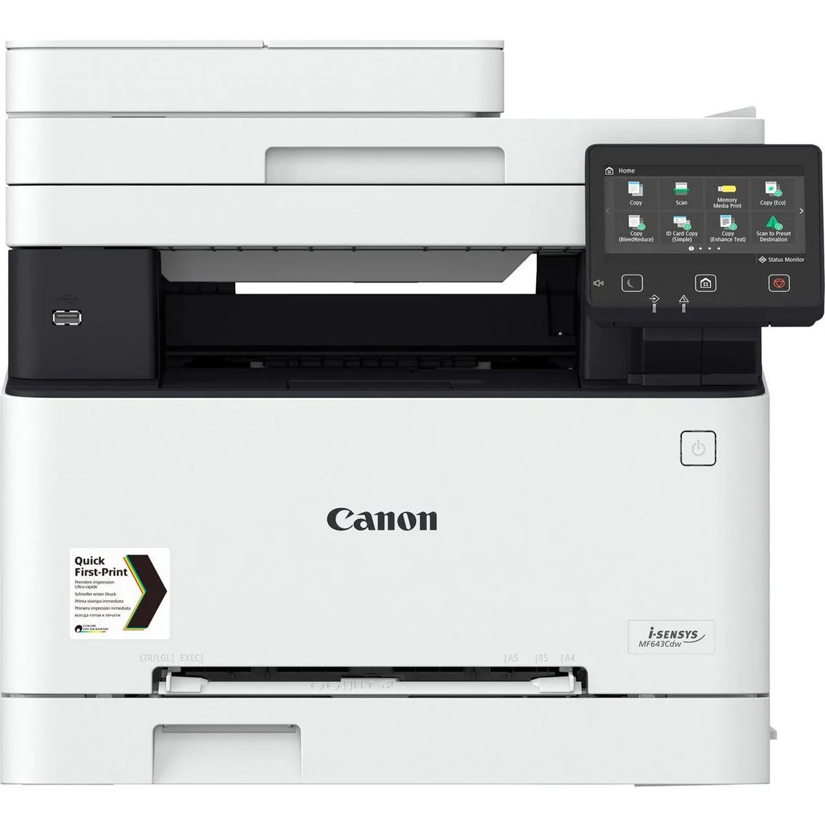 Printer/ Laser/ Canon MFP i-SENSYS MF463dw, A4 40 ppm, 1200x1200dpi, Duplex, ADF, 1GB, Wi-Fi, Ethernet, USB 2.0, 80K p/m