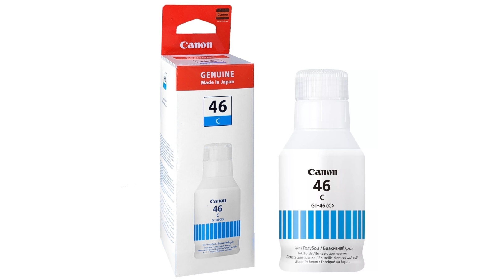 Cartridge/ Canon Original/ Canon GI-46 Cyan for Canon PIXMA GX6040 and GX7040