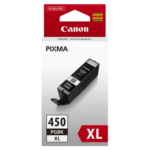 Cartridge/ Canon Original/ Canon PGI-450XL PGBK Black For PIXMA IP7240, iP8740, iX6840, MG5440, MG5540, MG5640, MG6340, MG6440, MG6640, MG7140, MG7540, MX924 (500 Pages)