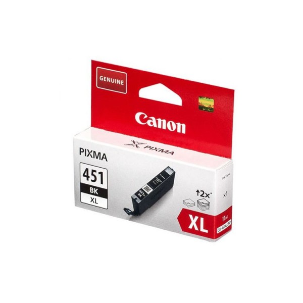 Cartridge/ Canon Original/ Canon CLI-451XL BK Black for PIXMA IP7240, iP8740, iX6840, MG5440, MG5540, MG5640, MG6340, MG6440, MG6640, MG7140, MG7540, MX924 ( 450 Pages)
