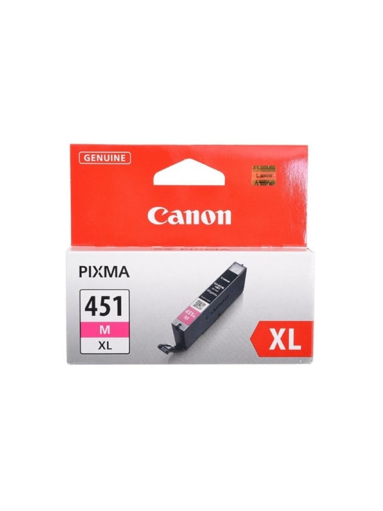 Cartridge/ Canon Original/ Canon CLI-451XL M Magenta for PIXMA IP7240, iP8740, iX6840, MG5440, MG5540, MG5640, MG6340, MG6440, MG6640, MG7140, MG7540, MX924 ( 660  Pages)