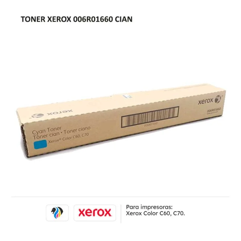 Cartridge/ Xerox Original/ XEROX C60/C70 Cyan Toner Cartridge 006R01660