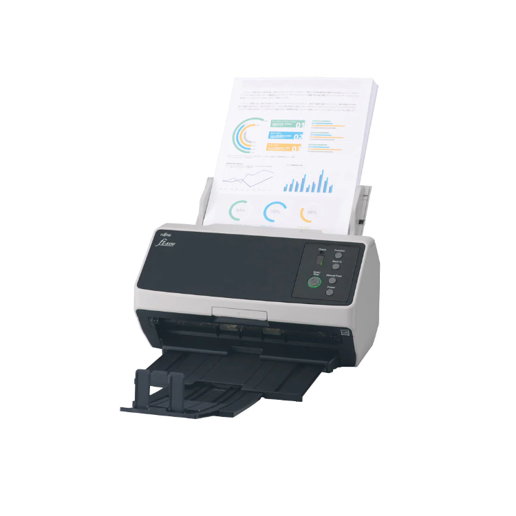 Scanner/ Fujitsu/ RICOH fi-8150U 50ppm/100ipm A4 Duplex ADF USB3.2 LED Workgroup Scanner. 8,000 sheets/day