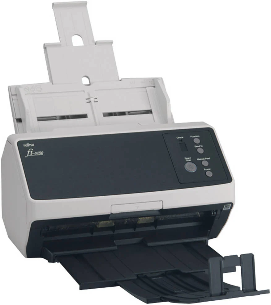 Scanner/ Fujitsu/ RICOH FI-8150 50ppm/100ipm A4 Duplex ADF Gigabit Ethernet USB3.2 LED Workgroup Scanner. 8,000 sheets/day