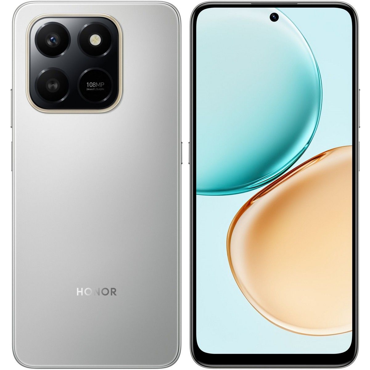 Mobile and Smartphones/ Honor/ Honor X7d 8GB/256GB Meteor Silver