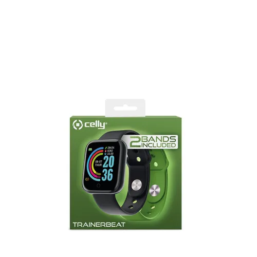 Smart Watch/ Celly - SMARTW 1.96  FABRIC+SIL BAND