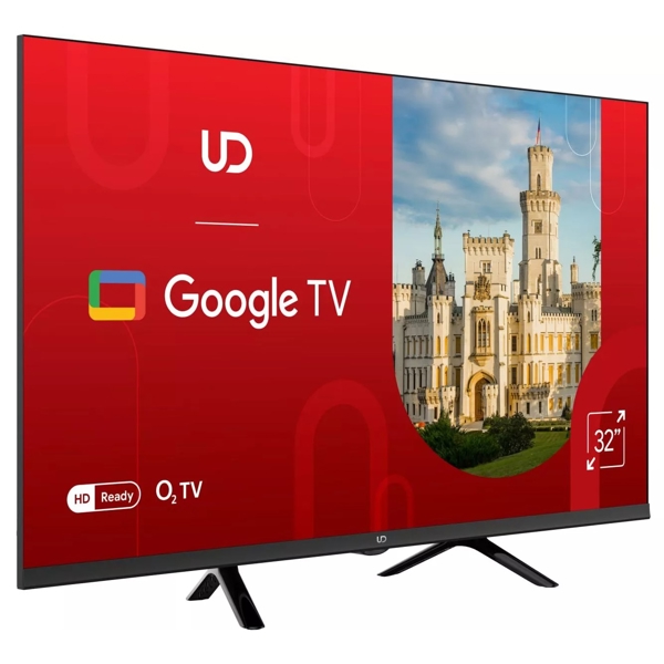 TV/ LED/ UDTV/ TV 32"(81cm)/ UD 32GHC5210  Google TV 16:9 1366x768  178*/178* 250cd/m2 BT5.0 DVB-T/T2/C/S/S2, Cl+ HDMIx2 USB2.0 2x8W VESA 200x200