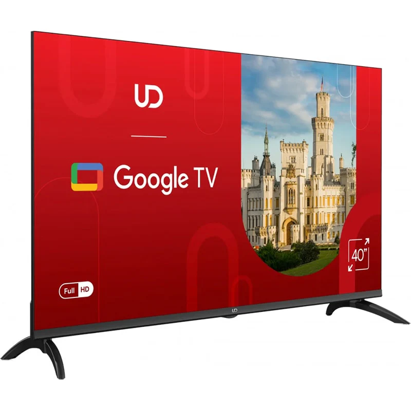TV/ LED/ UDTV/ TV 40"(101cm)/ UD 40GFC5210 Google TV 16:9 FHD 9.5ms 178*/178* 200cd/m2 BT5.1 DVB-T/T2/C/S/S2 WiFi RJ45, Cl+ HDMIx2 USB2.0x2 2x8W