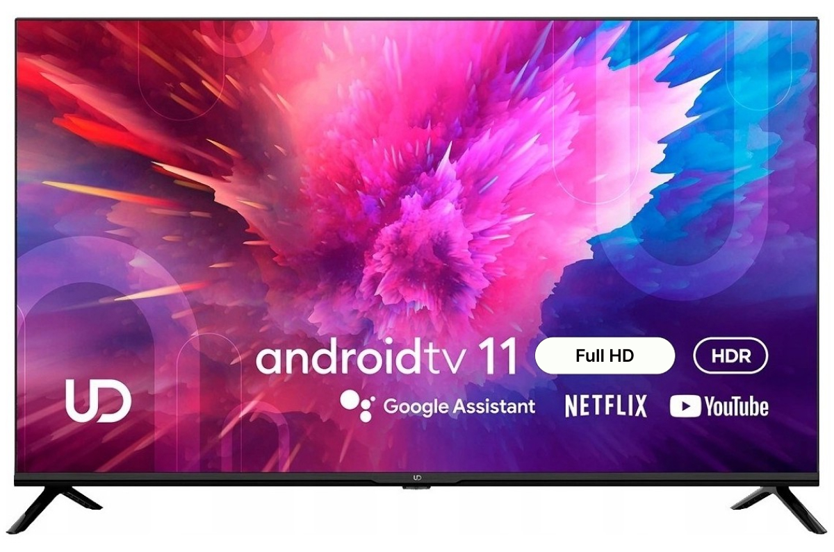TV/ LED/ UDTV/ TV 43"(109cm)/ UD 43GFC5210  Google TV 16:9 FHD  9.5ms 170*/170* 220cd/m2 BT5.0 DVB-T/T2/C/S/S2 WiFi RJ45, Cl+ HDMIx2 USB2.0 2x8W