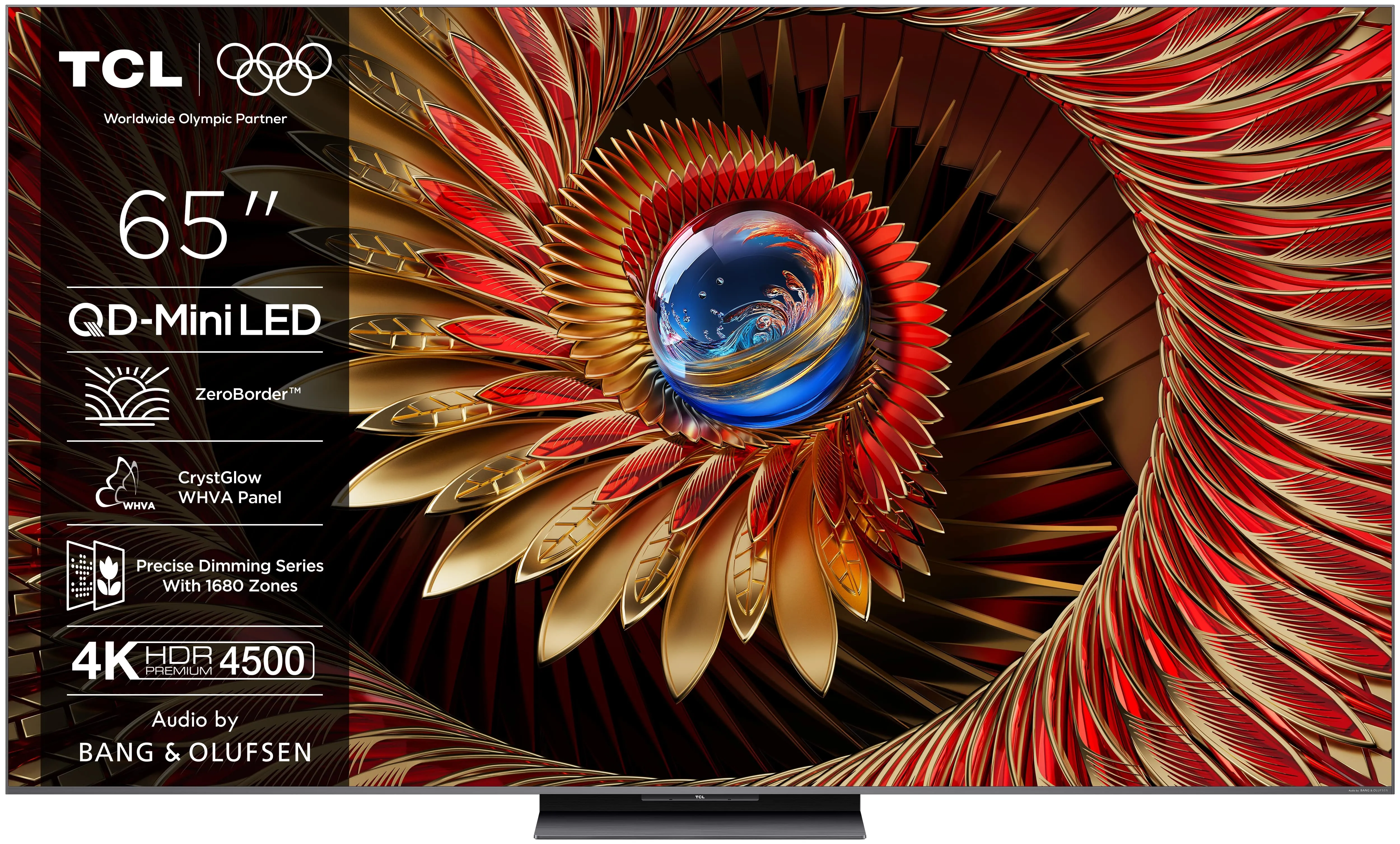 TV/ MiniLED/ TCL/ Mini LED TV 65"(165cm)/ 65C8K  Mini LED; High brightness 2000nit; Game Master;Free-Sync Premium Pro