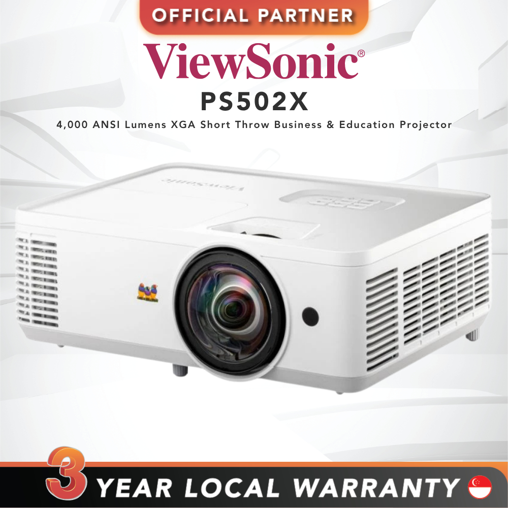 Projector/ ViewSonic/ PS502X XGA 1024x768  4,000 ANSI Lumens XGA Short Throw Business & Education Projector