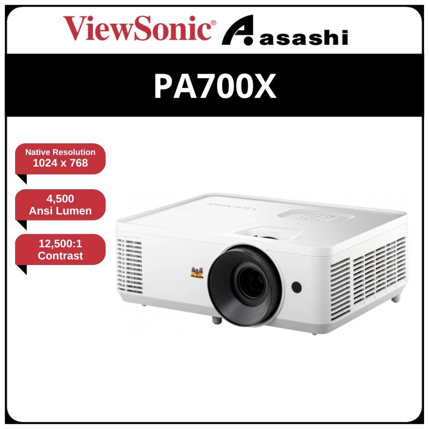 Projector/ ViewSonic/ PA700X 4,500 ANSI Lumens XGA Business/Education Projector