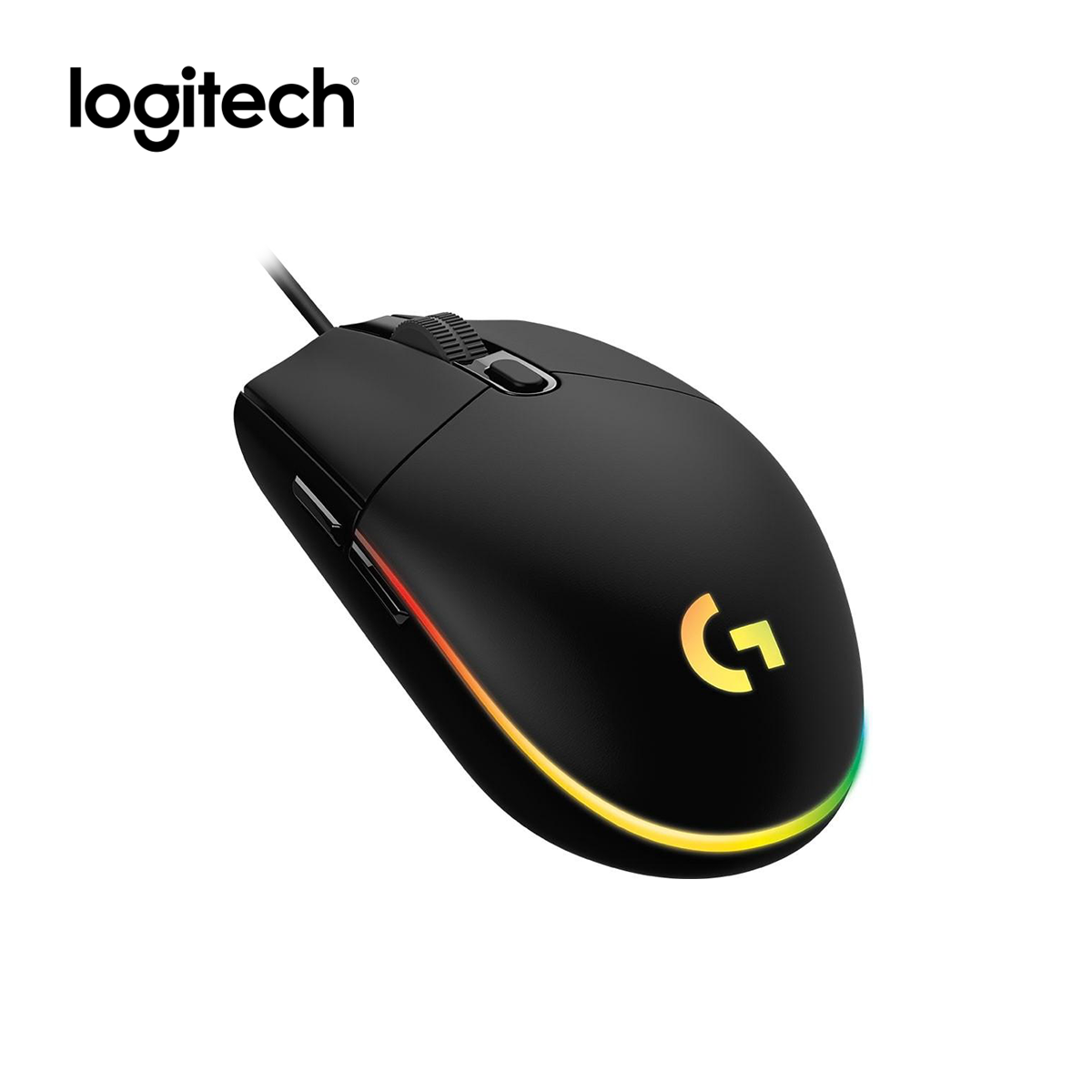 Mouse/ LOGITECH G102 LIGHTSYNC Corded Gaming Mouse - BLACK - USB - EER (L910-005823)