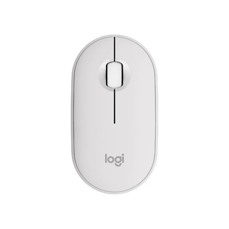 Mouse/ LOGITECH Pebble Mouse 2 M350s - TONAL WHITE - BT - EMEA-808 - DONGLELESS