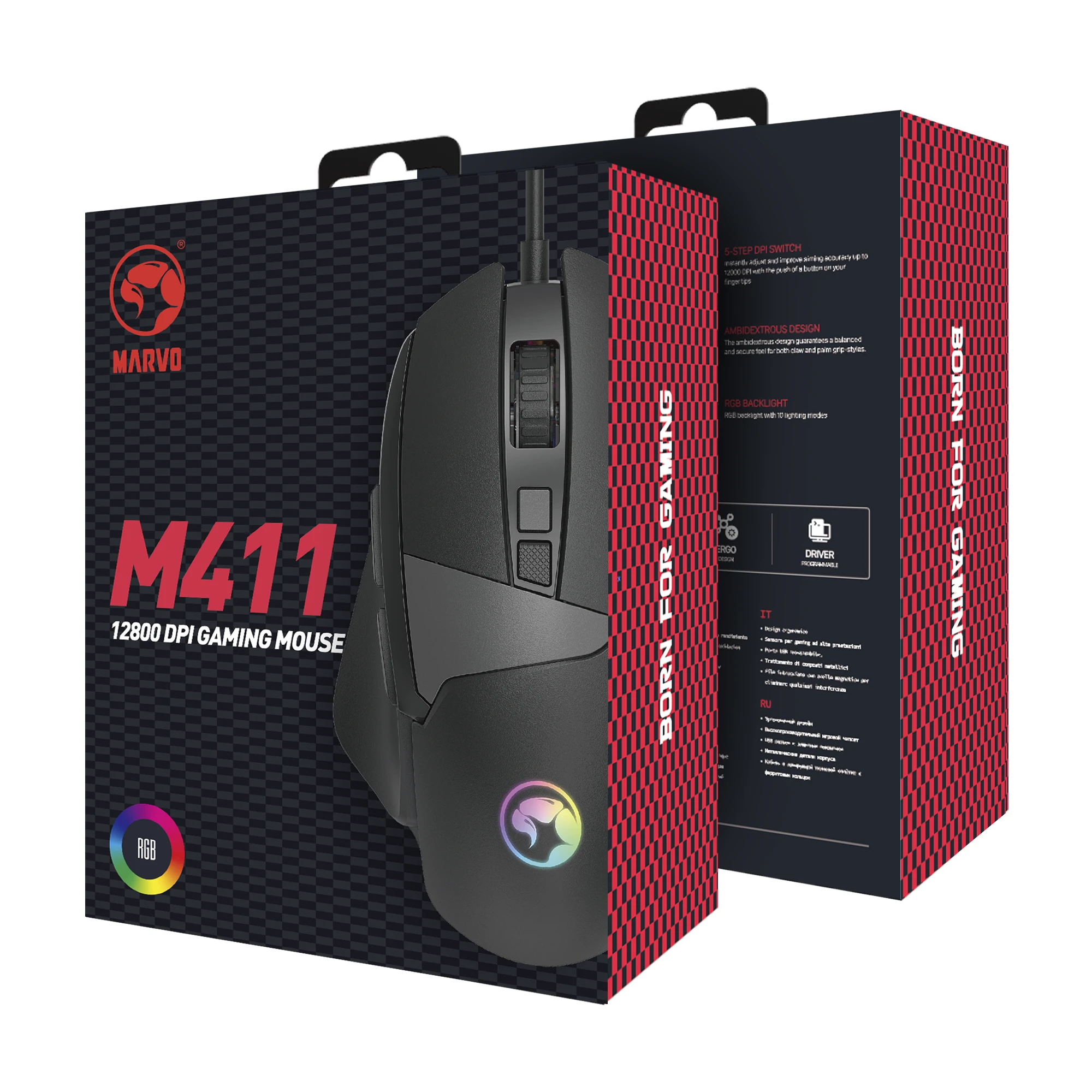 Mouse/ Marvo  M411  Wired Gaming Mouse
