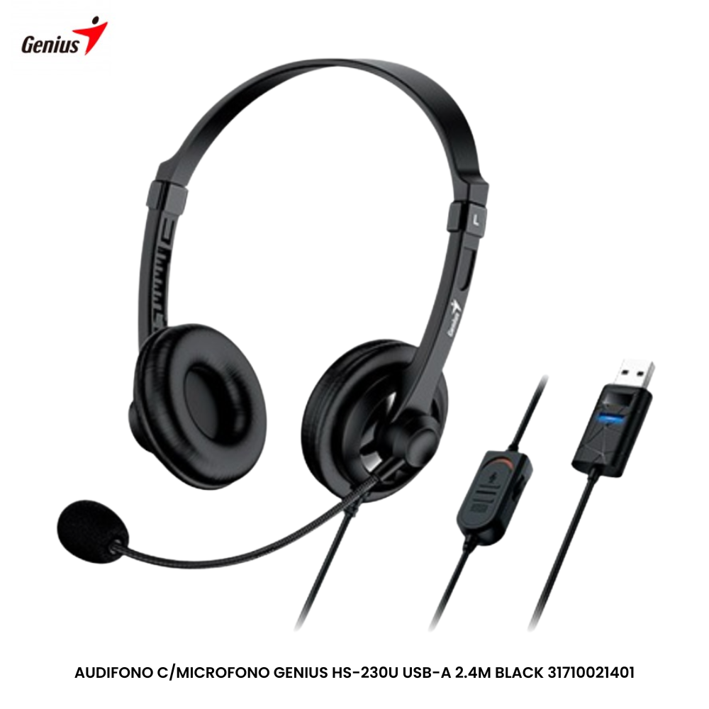 Headphone/ Genius/ Genius/ HS-230U Black