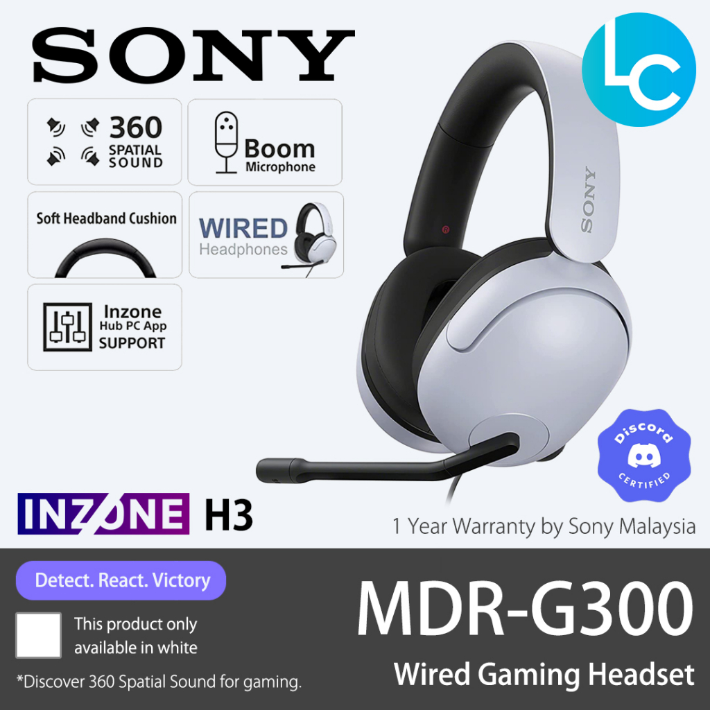 Headphone/ Sony/ Sony INZONE H3 Wired Gaming Headset Black