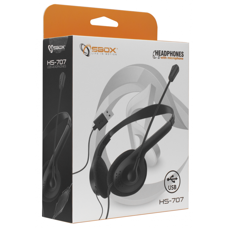 Headphone/ Sbox/ HEADSET + MICROPHONE SBOX HS-707