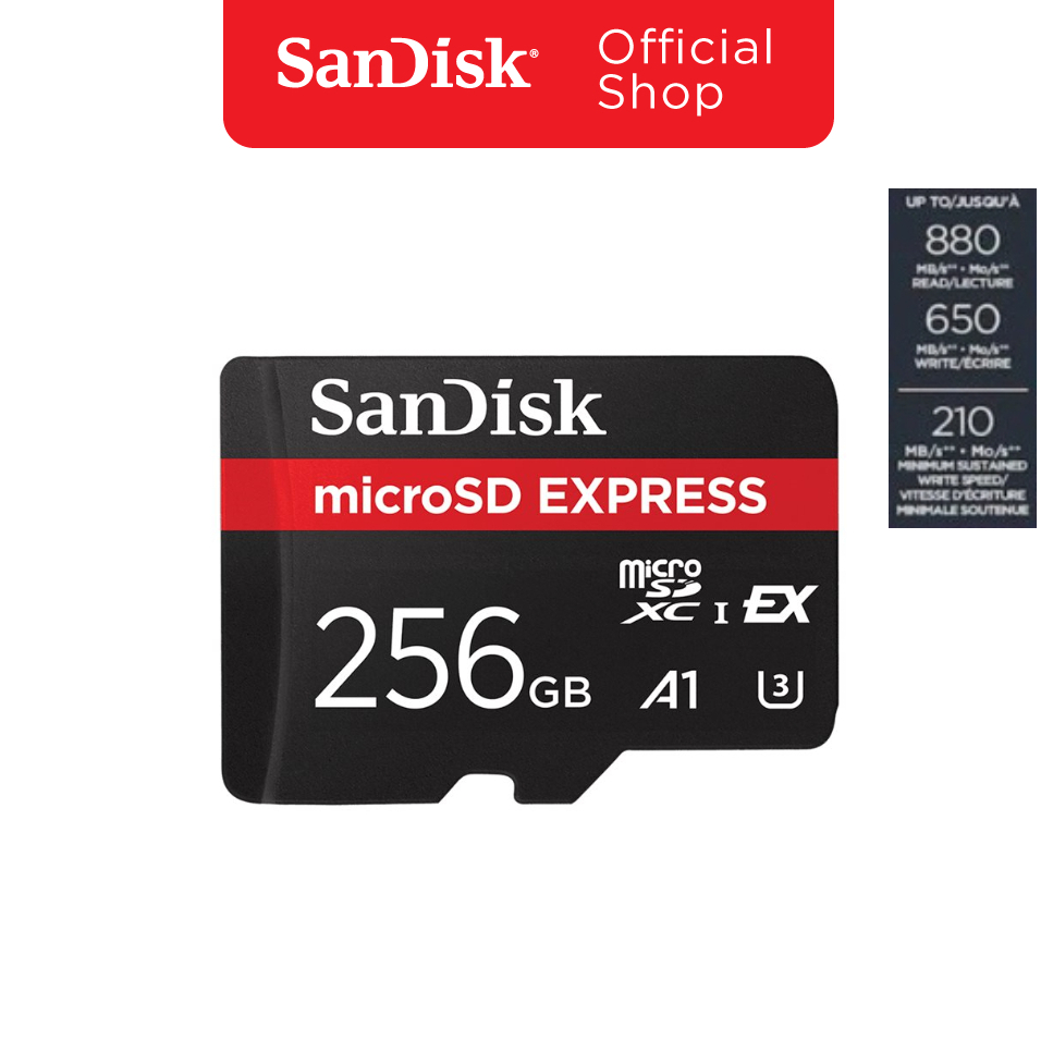 Flash Card/ SanDisk microSD Express Card - 256GB