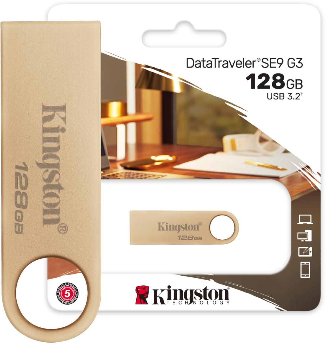 USB Flash Drive/ 128GB/ Kingston  128GB DataTraveler SE9 G3