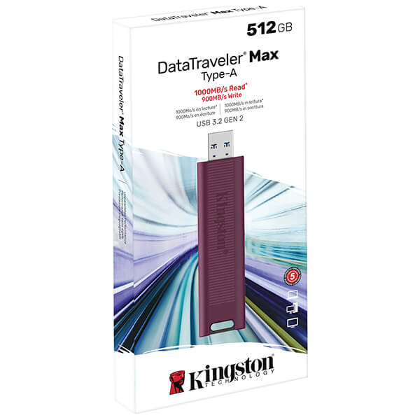 USB Flash Drive/ 256GB/ Kingston 512GB DataTraveler Max USB 3.2 Gen2 USB-A