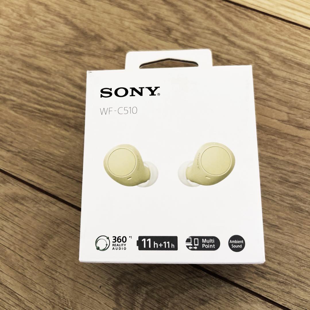 Wireless Headphone/ Sony/ Sony WF-C510 Wireless Bluetooth Earbuds Yellow (WF-C510/YC)