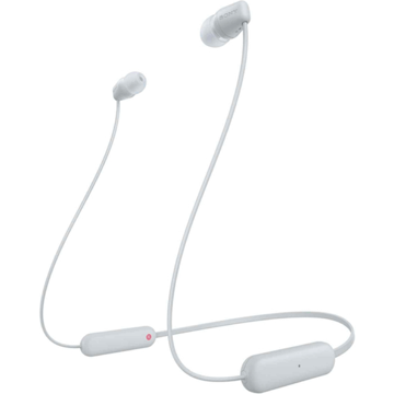Wireless Headphone/ Sony/ Sony WI-C100 Wireless In-Ear Earphones WIC100W.E - White