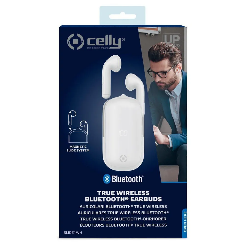 Wireless Headphone/ Celly BUZ2 True Wireless Earbuds Black