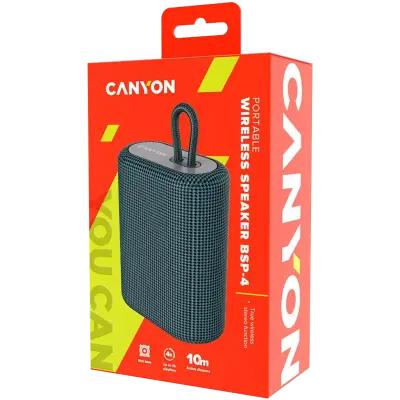 Wireless Speaker/ Canyon BSP-4 5W Dark Grey (CNE-CBTSP4DG)