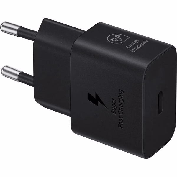 Wall Charger/ Type- C / Samsung 25W EP-T2510 AC Charger Type-C (w/o cable) Black (EP-T2510NBEGRU)