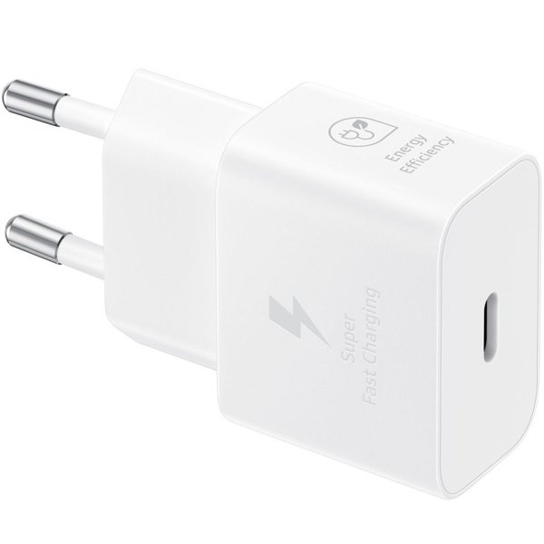 Wall Charger/ Type- C / Samsung 25W EP-T2510 AC Charger Type-C (w/o cable) White (EP-T2510NWEGRU)