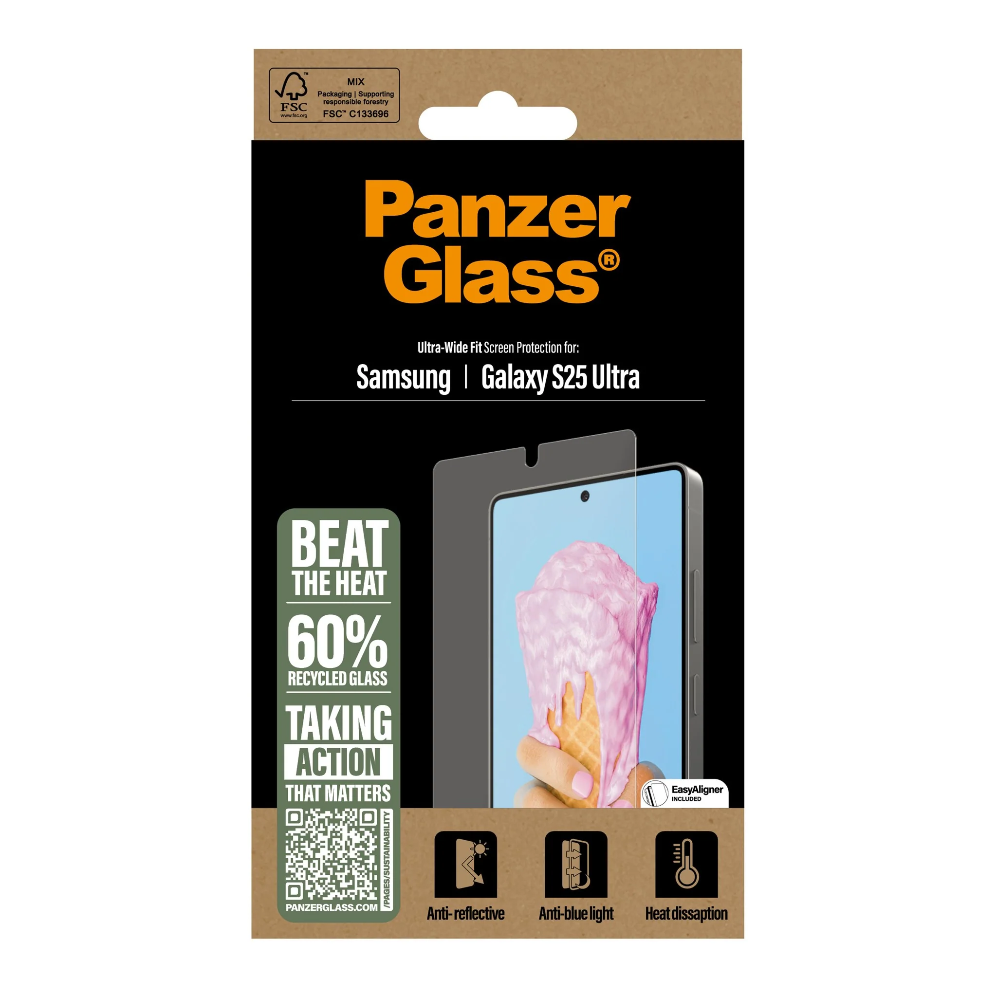 Mobile Phone Case/ CARE by PanzerGlass iPhone 16 Flagship Case Transparent Urban Combat w. Blue MagSafe