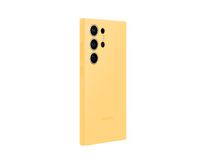 Mobile Phone Case/ Samsung Galaxy S24 Ultra Silicone Case yellow (EF-PS928TYEGRU)